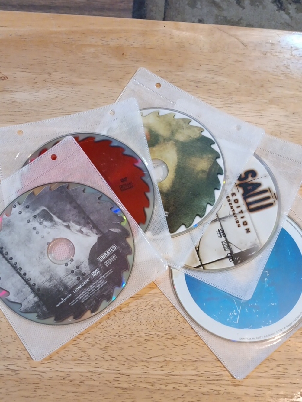 SAW: I, II, III, IV, & V Collection DVD *NO CASE*